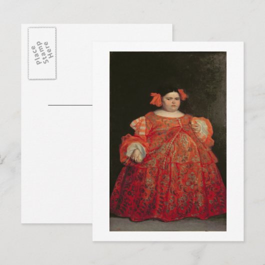 Eugenia Martinez Vallejo, called La Monstrua (oil ポストカード (正面/裏面)