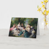 Eugenieは彼女の侍女によって囲みました カード (黄色い花)