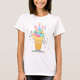 Eugenie ユニコーンクリーミードリーム tシャツ