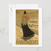 「Eugenie Buff」のポスターの複製 ポストカード (正面/裏面)