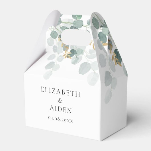 Eukalyptus Wedding Box    フェイバーボックス (正面サイド)