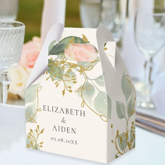 Eukalyptus Wedding Box Geschenkschachtel フェイバーボックス