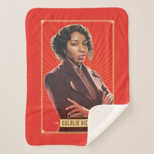Eulalie Hicks Character Graphic シェルパブランケット (正面)