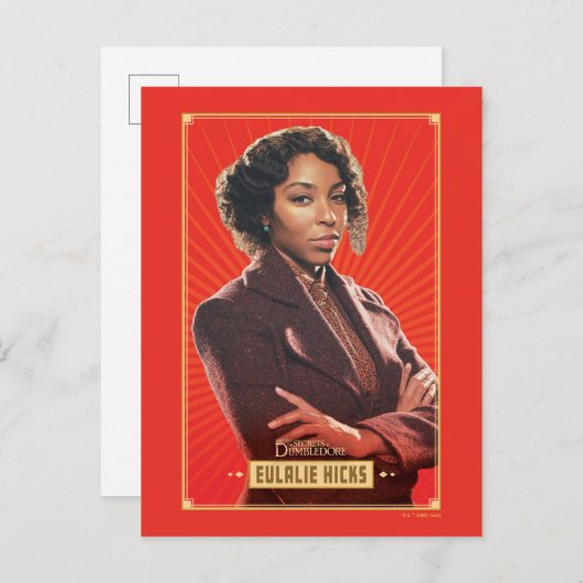 Eulalie Hicks Character Graphic ポストカード (正面/裏面)