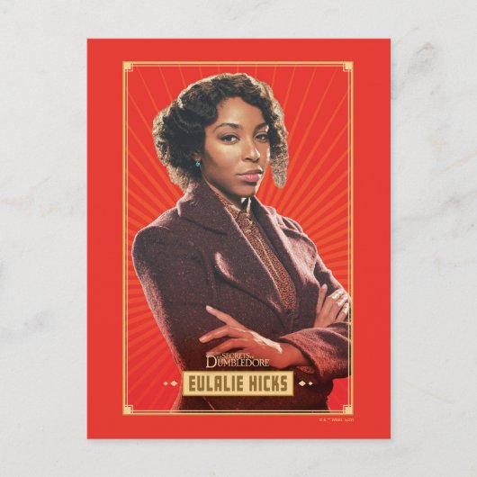 Eulalie Hicks Character Graphic ポストカード (正面)