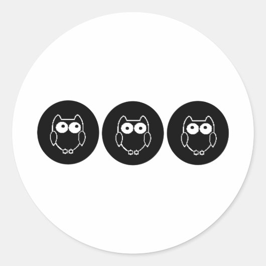 Eule ラウンドシール (正面)