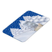 Eule im Schnee マグネット (左側)