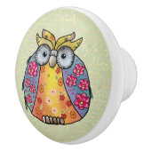 Eule mit Muster セラミックノブ (右)