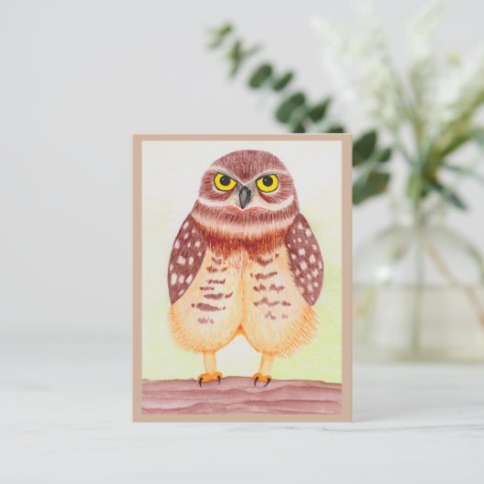 Eule Postkarte ポストカード (スタンド正面)