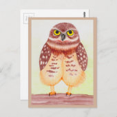 Eule Postkarte ポストカード (正面/裏面)