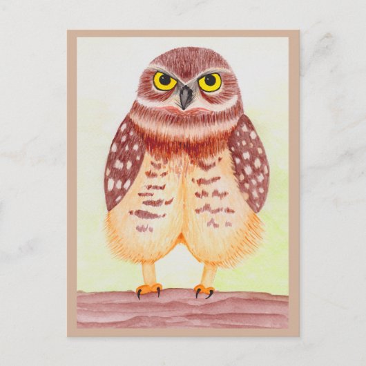 Eule Postkarte ポストカード (正面)
