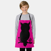 Eule - Scherenschnitt エプロン (着用した状態)