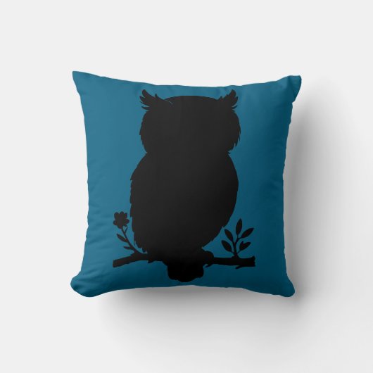 Eule - Scherenschnitt クッション (正面)