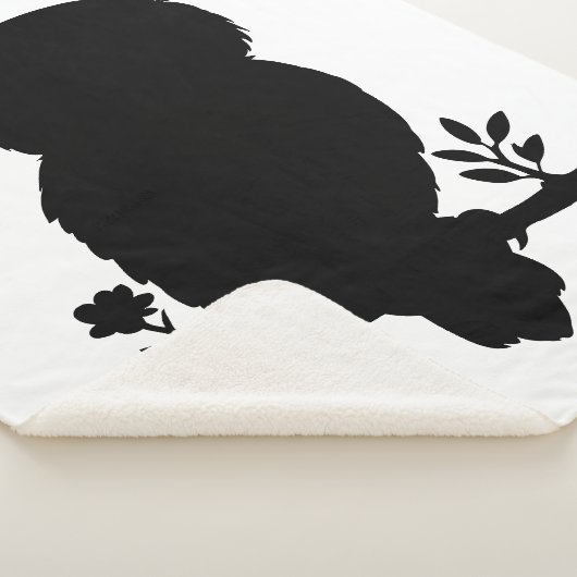 Eule - Scherenschnitt シェルパブランケット (3/4)