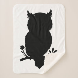 Eule - Scherenschnitt シェルパブランケット