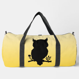 Eule - Scherenschnitt ダッフルバッグ