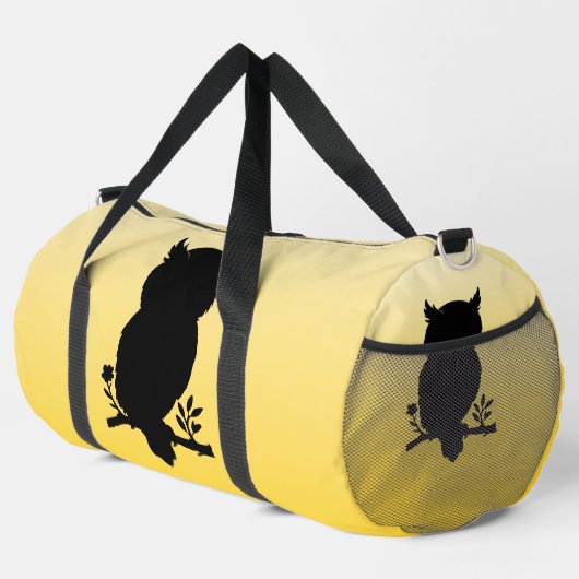 Eule - Scherenschnitt ダッフルバッグ (右コーナー)