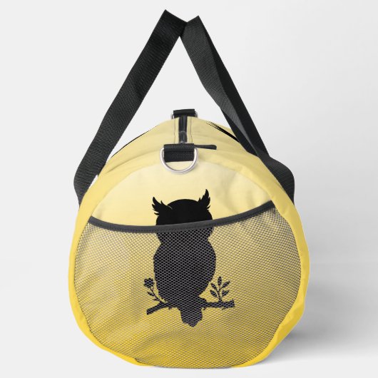 Eule - Scherenschnitt ダッフルバッグ (右)