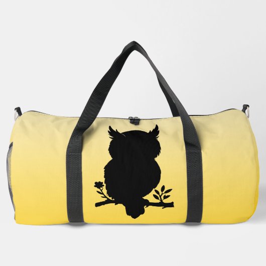 Eule - Scherenschnitt ダッフルバッグ (裏面)