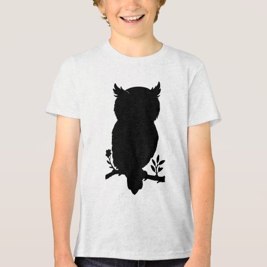 Eule - Scherenschnitt トライブレンドＴシャツ (正面)