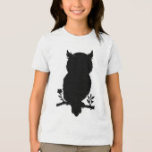 Eule - Scherenschnitt トライブレンドＴシャツ (正面)