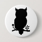 Eule - Scherenschnitt 缶バッジ (正面)