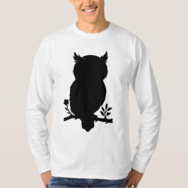 Eule - Scherenschnitt Tシャツ