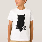 Eule - Scherenschnitt Tシャツ (正面)