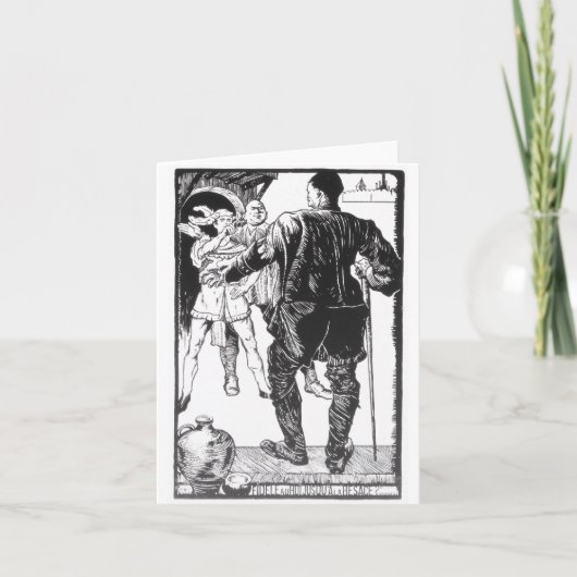 Eulenspiegel Notecardまで カード (正面)