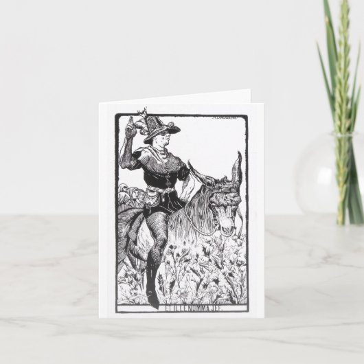 Eulenspiegel Notecardまで カード (正面)