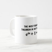 Eulerのアイデンティティのマグ コーヒーマグカップ (正面左)