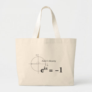 Eulerのアイデンティティの数学の方式 ラージトートバッグ