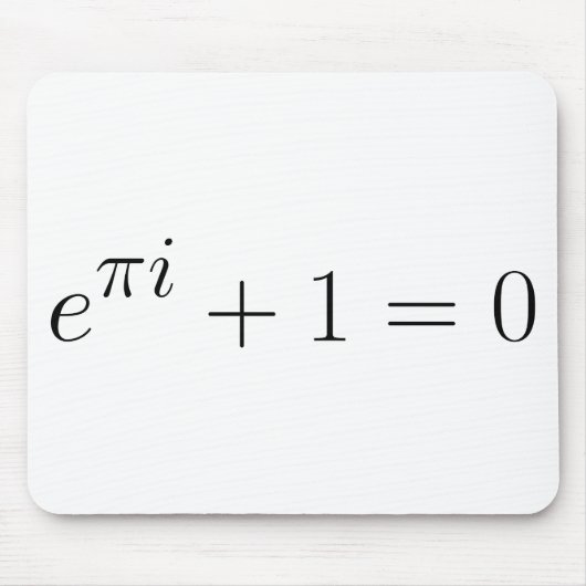 Eulerのアイデンティティ マウスパッド (正面)