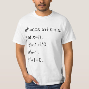 Eulerの方式、アイデンティティの派生 Tシャツ