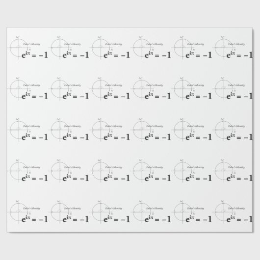 Euler Identity Formula ラッピングペーパー (シーム)