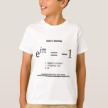 Euler's identity: Euler's formula: mathematics Tシャツ<br><div class="desc">Euler's identity: Euler's formula: mathematics</div>