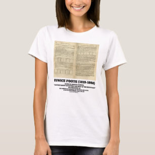 Eunice Foote気候変動パイオニア Tシャツ