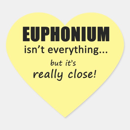 Euphoniumは全てではないハートステッカー ハートシール (正面)