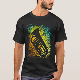 Euphoniumプレイヤー向けブラスバンドミュージシャングレーフィット Tシャツ