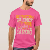 Euphonium Destroying Silence Is Cardio funny Tシャツ (正面)