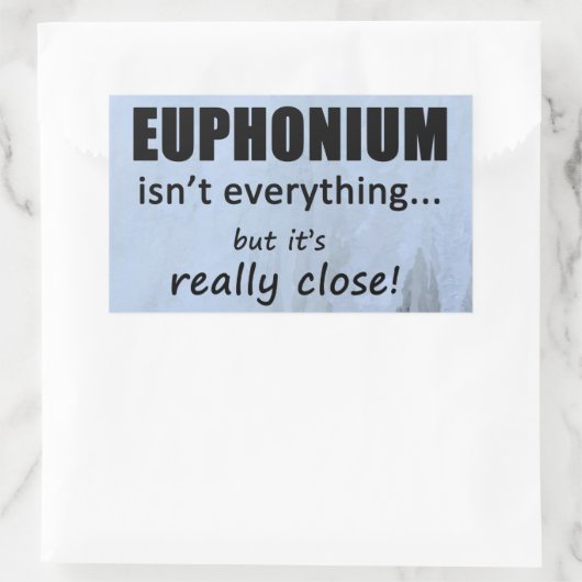 Euphonium Is All Rectangular Sticker 長方形シール (バッグ)