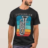 Euphonium Music Musician Baritone 1 Tシャツ (正面)