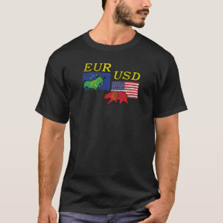 EUR USD Tradersシャツ Tシャツ