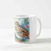 Eurasian skylark 310724AREF131 - Watercolor コーヒーマグカップ (正面右)
