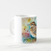 Eurasian skylark 310724AREF131 - Watercolor コーヒーマグカップ (正面左)