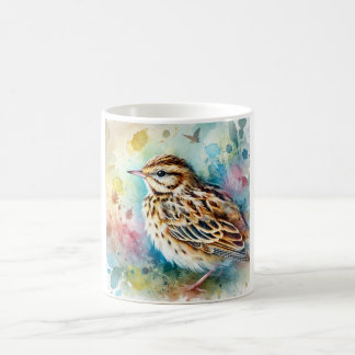 Eurasian skylark 310724AREF131 - Watercolor コーヒーマグカップ