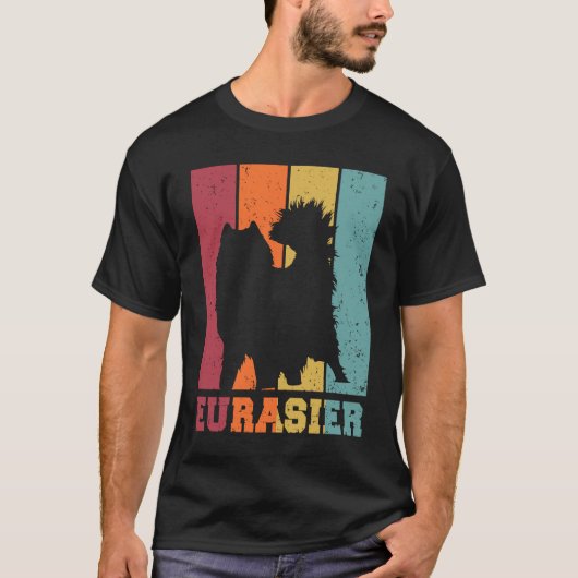 Eurasier Vintage  1 Tシャツ (正面)