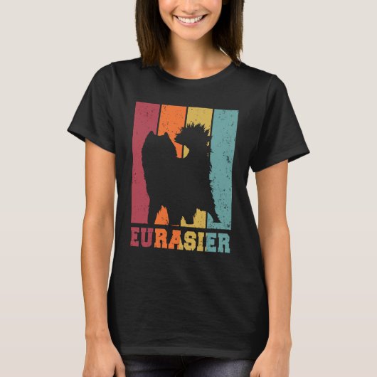 Eurasier Vintage  1 Tシャツ (正面)