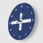 eurekaの旗 ラージ壁時計 (傾斜)