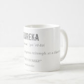Eureka定義アルキメデス主義科学 コーヒーマグカップ (正面右)
